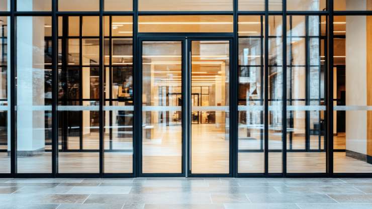 How Commercial Glass Doors Enhance Curb Appeal?